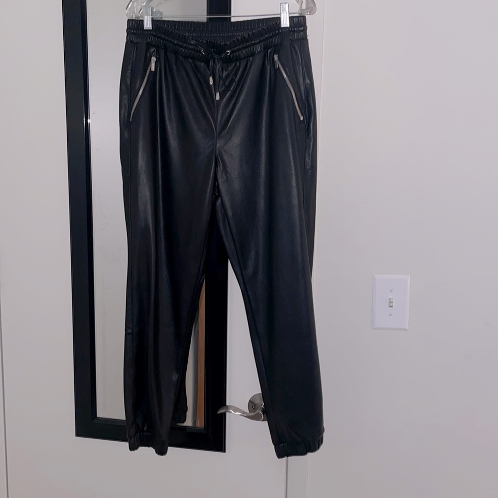Sale!! NWT Faux Leather Joggers